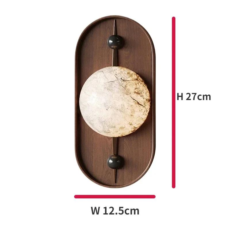Nordic luxury marble wall lamp wooden staircase lamp corridor living room study room decoration bedside LED lighting fixture Warm White (2700-3500K)
Nordic luxury marble wall lamp wooden staircase lamp corridor living room study room decoration bedside LED lighting fixture Warm White (2700-3500K)