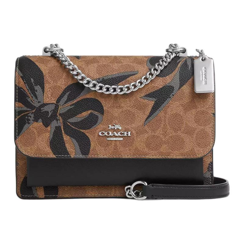 COACH Klare 21 Logo Bow Print Coated Canvas Crossbody Shoulder Bag Small Women s Tan and Black Multicolor чорний
COACH Klare 21 Logo Bow Print Coated Canvas Crossbody Shoulder Bag Small Women s Tan and Black Multicolor чорний