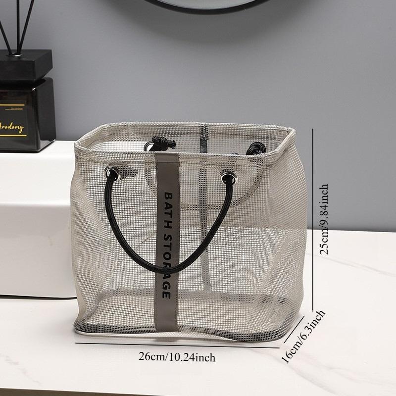 1PC bathroom mesh toilet bag portable bathhouse bath handbag large mesh storage basket toiletries storage basket сірий
1PC bathroom mesh toilet bag portable bathhouse bath handbag large mesh storage basket toiletries storage basket сірий