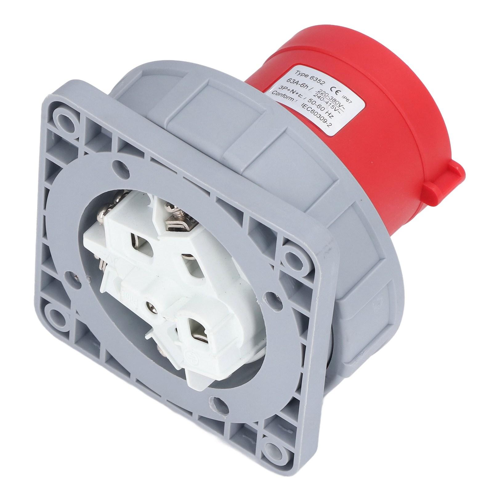 Waterproof Aviation Connector Outlet Nylon Brass 5 Pin Industrial Socket 3P+N+E AC 220380V 240415V
Waterproof Aviation Connector Outlet Nylon Brass 5 Pin Industrial Socket 3P+N+E AC 220380V 240415V