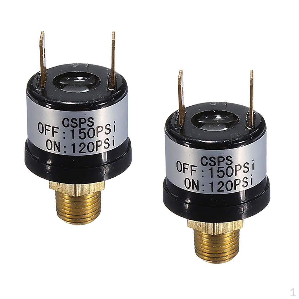 Pack Of 2Pcs Train Horn Trumpet Air Compressor Pressure Switch 120-150PSI Control
Pack Of 2Pcs Train Horn Trumpet Air Compressor Pressure Switch 120-150PSI Control