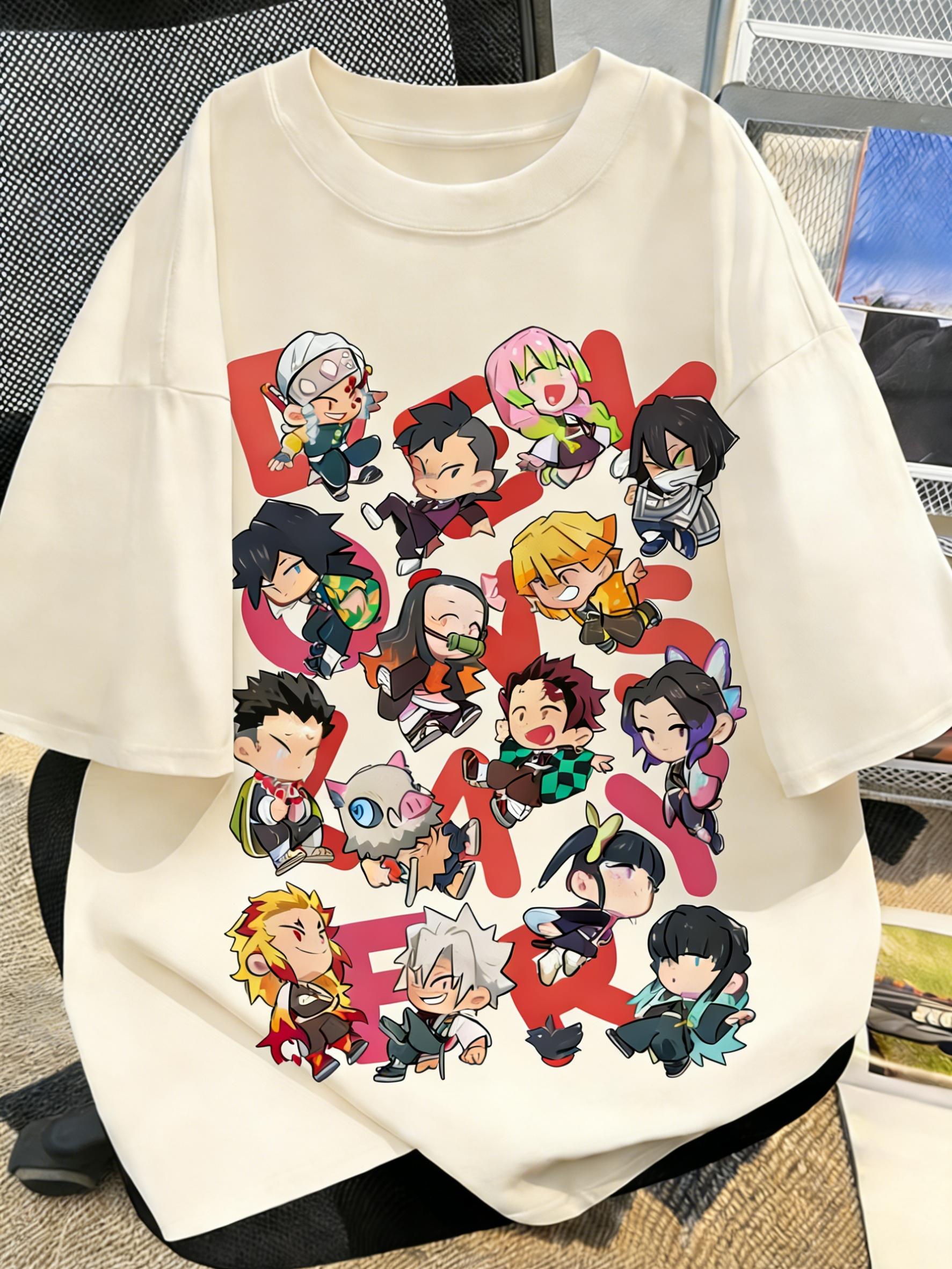 Plus Size Demon Slayer Anime Print Unisex and Women Tshirt Casual Parentchild Top Fashionable Summer Street Cotton Harajuku Y2K S
Plus Size Demon Slayer Anime Print Unisex and Women Tshirt Casual Parentchild Top Fashionable Summer Street Cotton Harajuku Y2K S