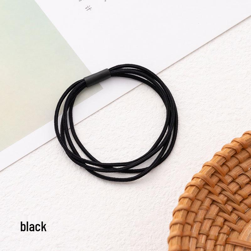 Высокоэластичная бесшовная резинка для волос в корейском стиле для хвостиков чёрный
Высокоэластичная бесшовная резинка для волос в корейском стиле для хвостиков чёрный