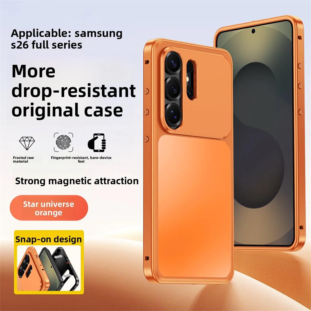 Luxury Aluminum Alloy Metal Frame For Magsafe Case For Samsung Galaxy S26 S25 S24 S23 Ultra Magnetic Wireless Charging Phone Cover For Samsung S23 Ultra
Luxury Aluminum Alloy Metal Frame For Magsafe Case For Samsung Galaxy S26 S25 S24 S23 Ultra Magnetic Wireless Charging Phone Cover For Samsung S23 Ultra
