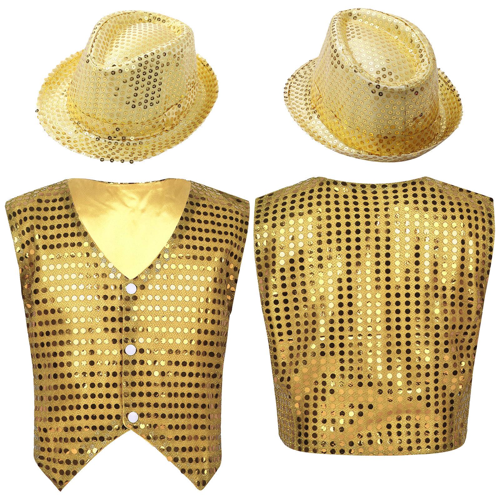 Boys Stylish Dance Wear Sequined Vest for Jazz and Stage 14-15 Years світло-синій колір
Boys Stylish Dance Wear Sequined Vest for Jazz and Stage 14-15 Years світло-синій колір