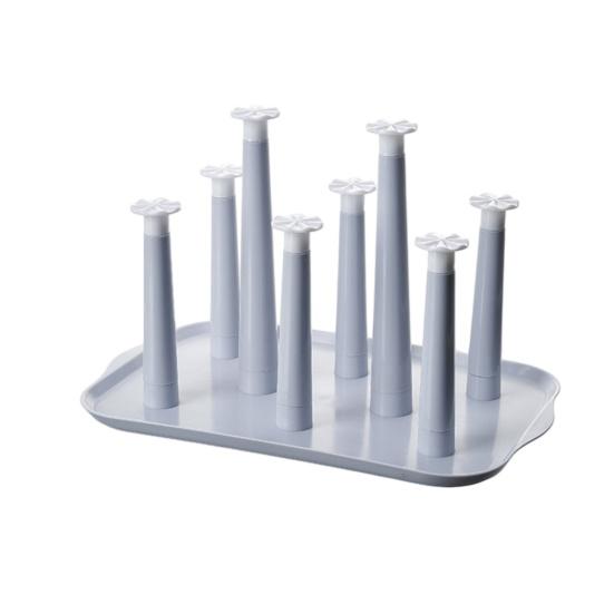6-Slot Plastic Cup Drying Rack with Drip Tray Space-Saving Countertop Organizer for Mugs Glasses BPA-Free Kitchen Storage Rack синий
6-Slot Plastic Cup Drying Rack with Drip Tray Space-Saving Countertop Organizer for Mugs Glasses BPA-Free Kitchen Storage Rack синий