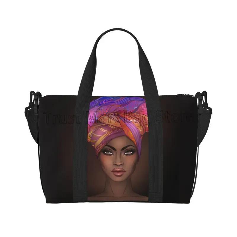 African American Woman Pattern Travel Duffel Bag Foldable Weekender Overnight Tote Bag Waterproof Carry on Bags for Women Ladies
African American Woman Pattern Travel Duffel Bag Foldable Weekender Overnight Tote Bag Waterproof Carry on Bags for Women Ladies