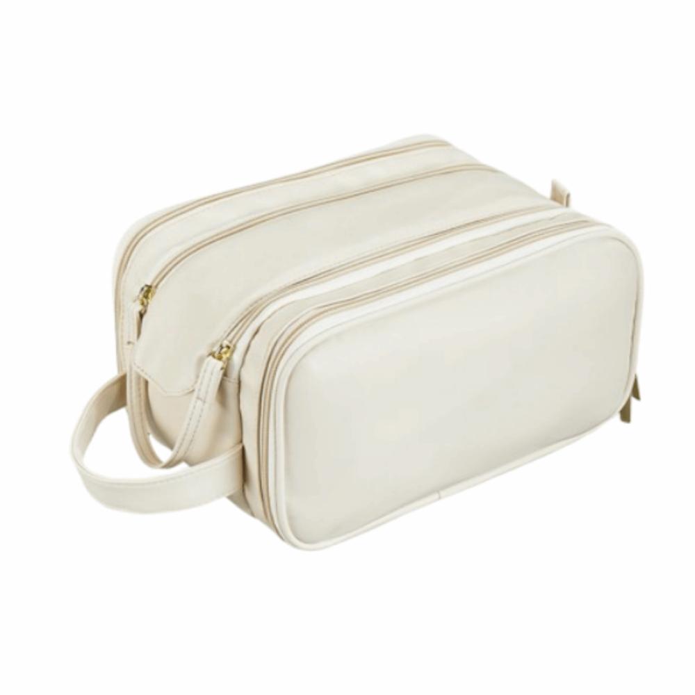 Portable Women s Makeup Bag Solid Color Toiletries Storage Pouch Makeup Brush Storage білий
Portable Women s Makeup Bag Solid Color Toiletries Storage Pouch Makeup Brush Storage білий