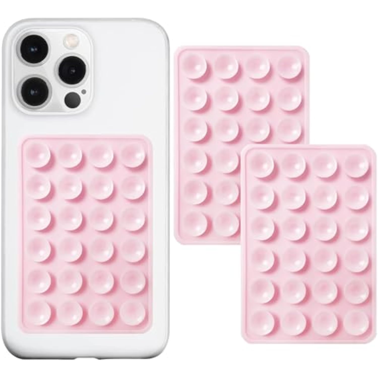 2 Pack Silicone Suction Phone Case Mount, Non Slip Sticky Phone Grip for Cellphone for Strong Grip Holder for Selfies and Videos
2 Pack Silicone Suction Phone Case Mount, Non Slip Sticky Phone Grip for Cellphone for Strong Grip Holder for Selfies and Videos