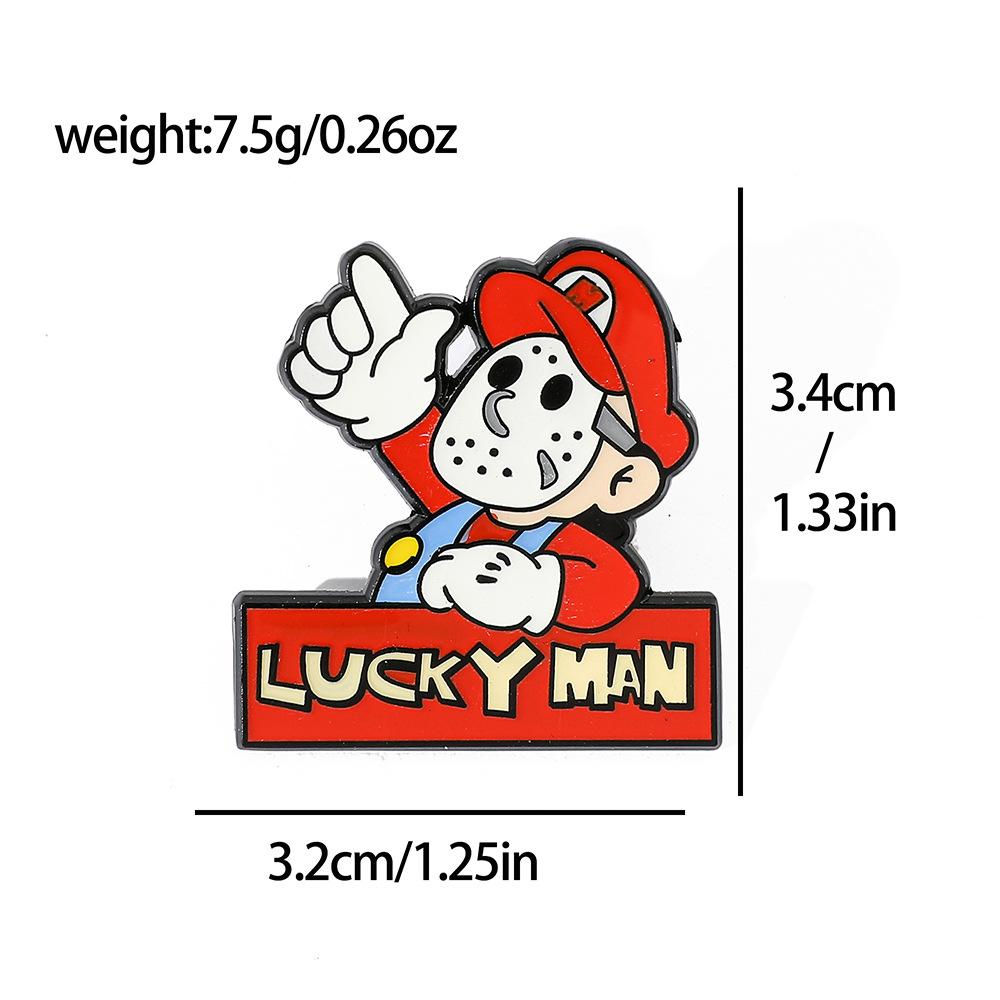 Creative Mario Metal Badge Super Mario Game Character Alloy Oil Drop Brooch
Creative Mario Metal Badge Super Mario Game Character Alloy Oil Drop Brooch