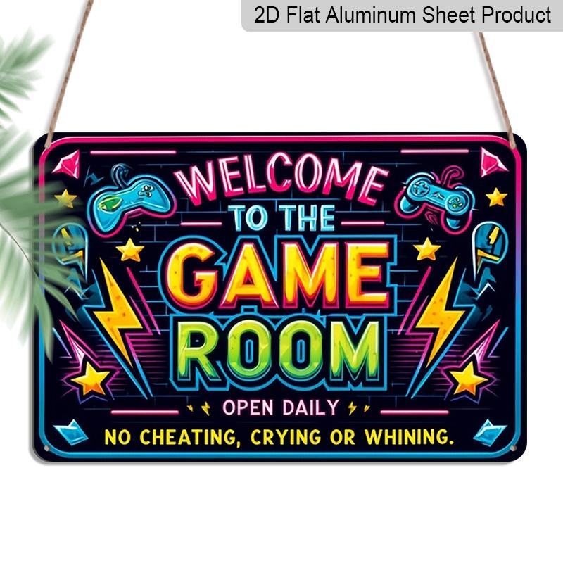 2D Flat 1pc Retro Aluminium Metal Sign for Game Room (8 x12 ), for Home Walls, Cafes, Bars, Men s Caves, Offices, Gardens, Perfect for Room Decor 20*30cm
2D Flat 1pc Retro Aluminium Metal Sign for Game Room (8 x12 ), for Home Walls, Cafes, Bars, Men s Caves, Offices, Gardens, Perfect for Room Decor 20*30cm