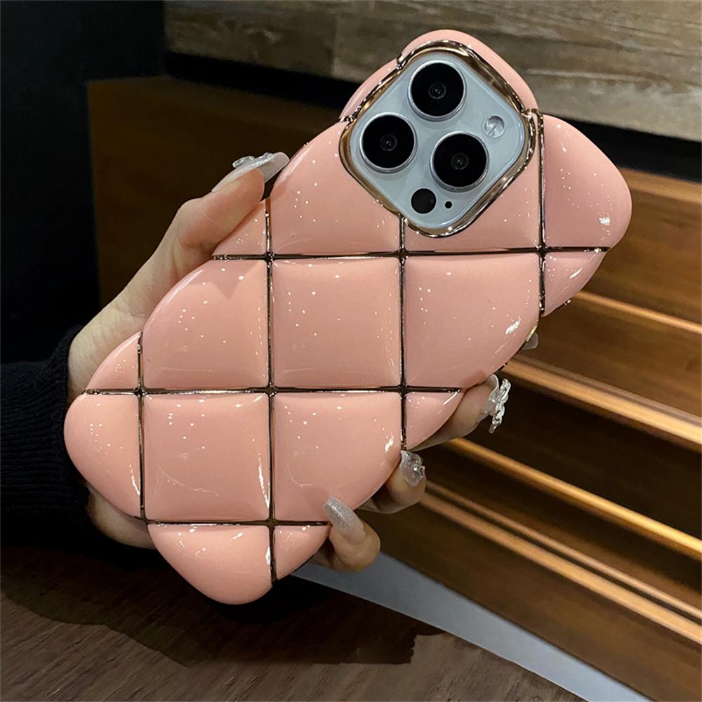 Глянцевый чехол с ромбовидным узором для iPhone 16 14 11 12 13 15 Pro Max, мягкий силиконовый противоударный бампер For iPhone 13 ProMax розовый
Глянцевый чехол с ромбовидным узором для iPhone 16 14 11 12 13 15 Pro Max, мягкий силиконовый противоударный бампер For iPhone 13 ProMax розовый