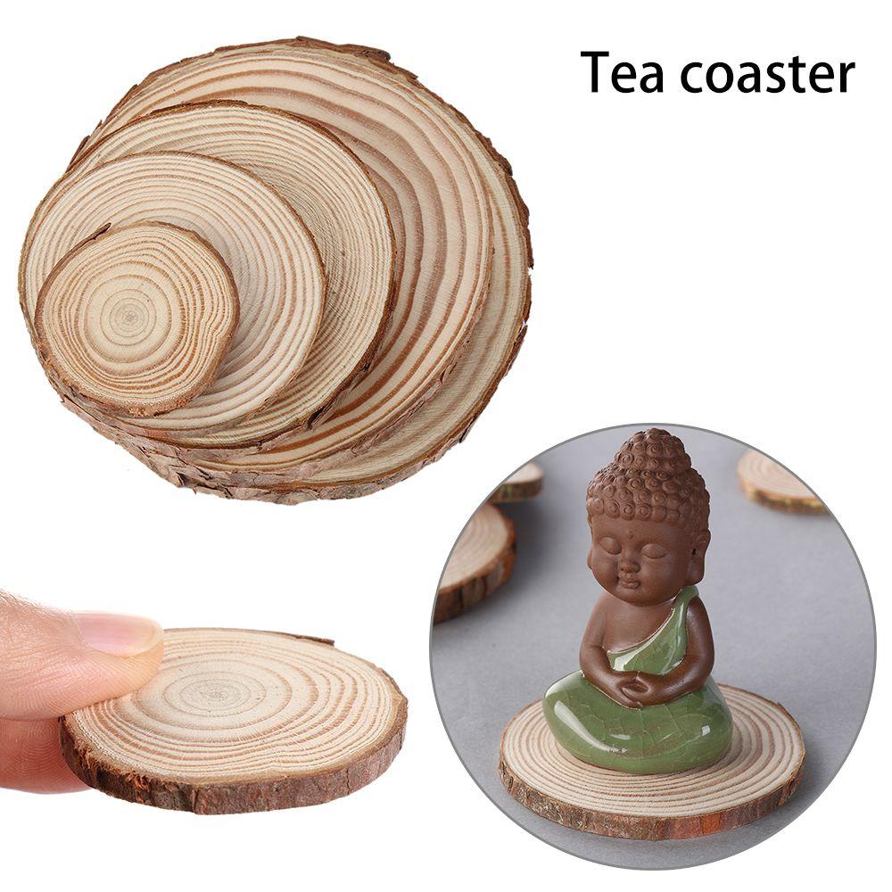 Holder Natural Wooden Kitchen Accessaries Tea Coffee Mug Mat Wood Coasters Cup Pad Table Decoration Dia 12cm-13cm
Holder Natural Wooden Kitchen Accessaries Tea Coffee Mug Mat Wood Coasters Cup Pad Table Decoration Dia 12cm-13cm