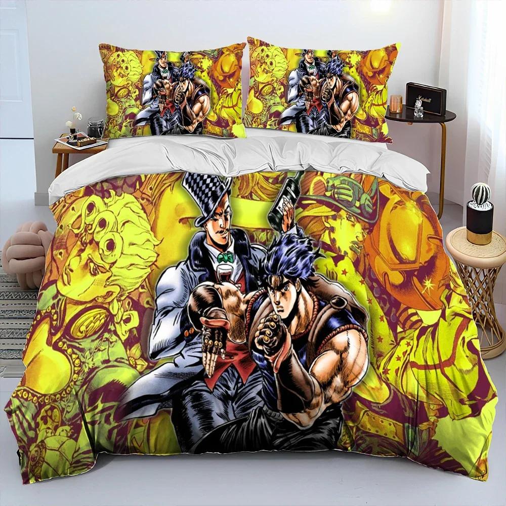 Anime jojo s Bizarre Adventure Comfortable Duvet Quilt Cover Pillowcase Bedding Set Children Bedroom Decoration Home Textile 135x200cm
Anime jojo s Bizarre Adventure Comfortable Duvet Quilt Cover Pillowcase Bedding Set Children Bedroom Decoration Home Textile 135x200cm