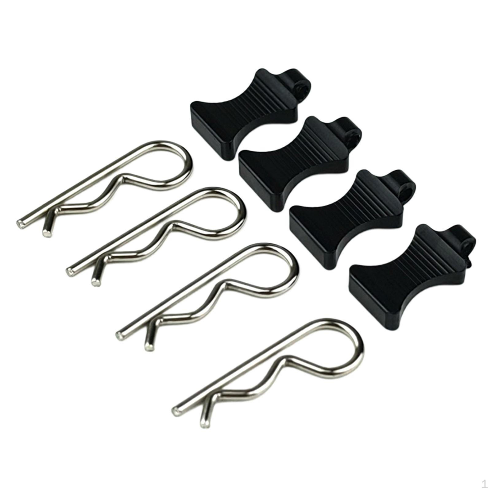 4 Pieces Pins 1:6 Body Shell Post Column Mount Clips Assembly with Fixing Bracket for SCX6 чорний
4 Pieces Pins 1:6 Body Shell Post Column Mount Clips Assembly with Fixing Bracket for SCX6 чорний