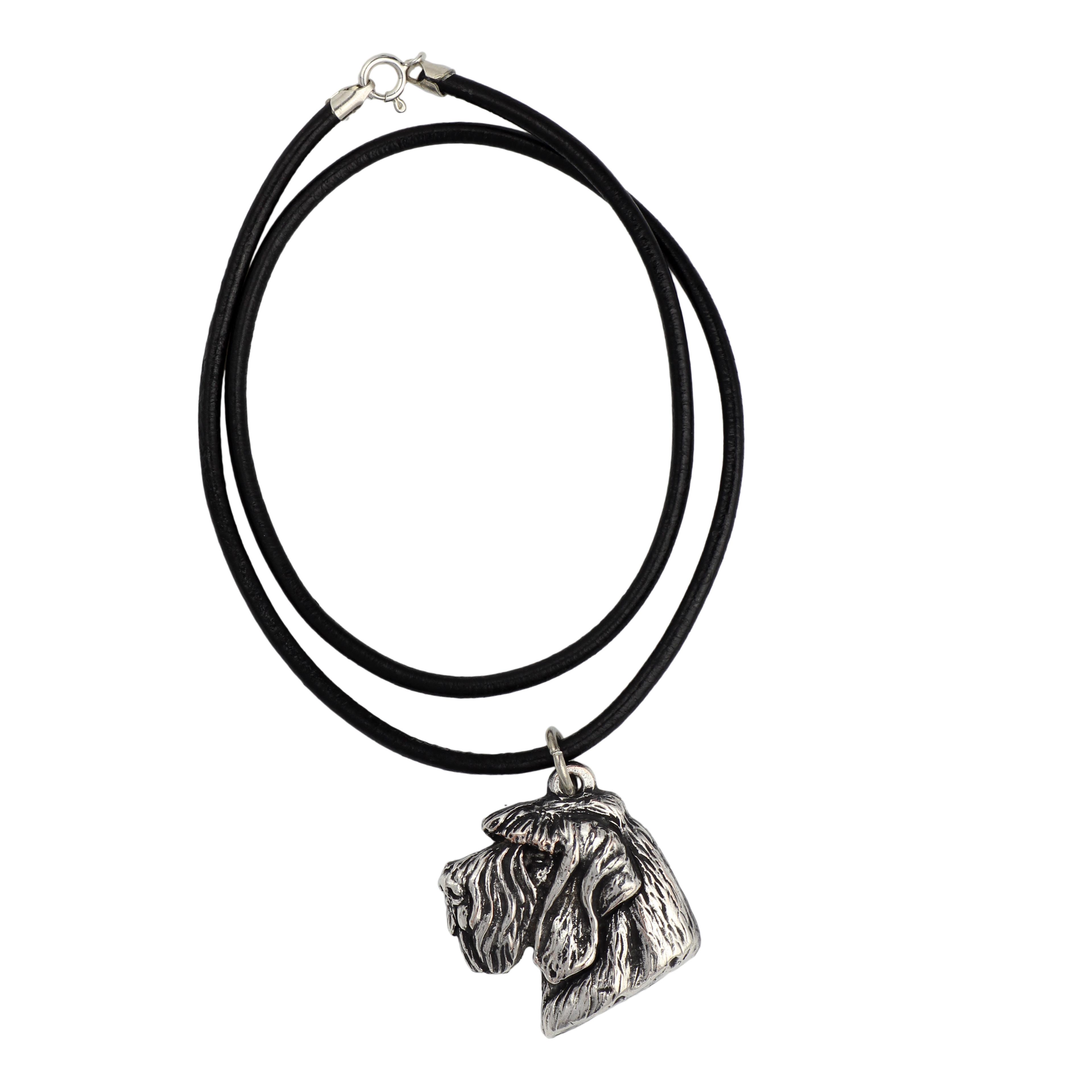 Italian Spinone, Spinone Italiano, Bracco Spinoso - Necklace with dog, silver-plated pendant for dog fan, unique jewelry by Art-Dog brand
Italian Spinone, Spinone Italiano, Bracco Spinoso - Necklace with dog, silver-plated pendant for dog fan, unique jewelry by Art-Dog brand