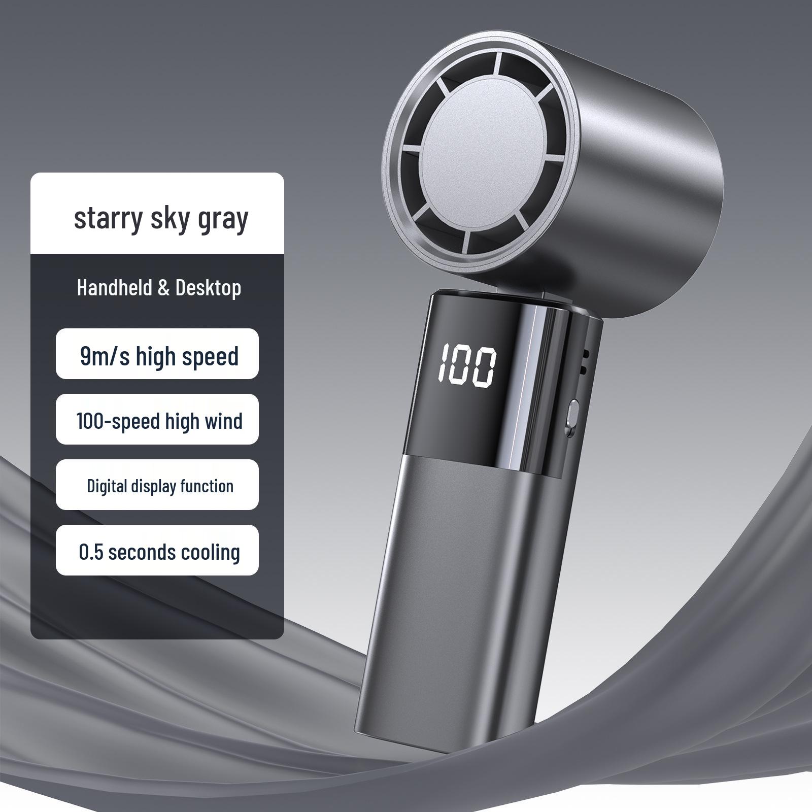 26-Speed Portable Digital Handheld Fan with Long Battery Life, USB Charging, and Silent Operation 60*63*174 mm
26-Speed Portable Digital Handheld Fan with Long Battery Life, USB Charging, and Silent Operation 60*63*174 mm