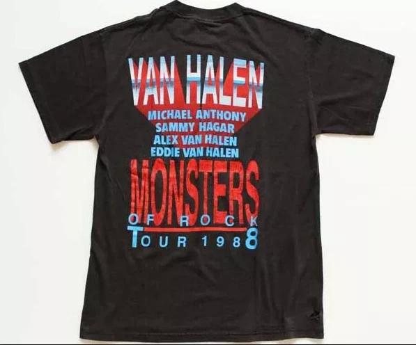 Винтажная футболка Van Halen Monsters of Rock Tour 1988 года Смешной винтажный подарок для мужчин1 2XL
Винтажная футболка Van Halen Monsters of Rock Tour 1988 года Смешной винтажный подарок для мужчин1 2XL