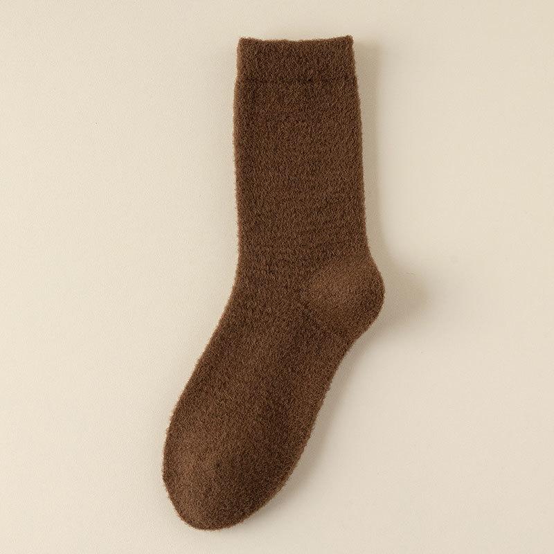 Мужские осенне-зимние носки до середины икры из австралийского флиса с флисом и утолщением, теплые домашние носки для сна, зимние носки для пола из флиса 1 pair кофейный
Мужские осенне-зимние носки до середины икры из австралийского флиса с флисом и утолщением, теплые домашние носки для сна, зимние носки для пола из флиса 1 pair кофейный