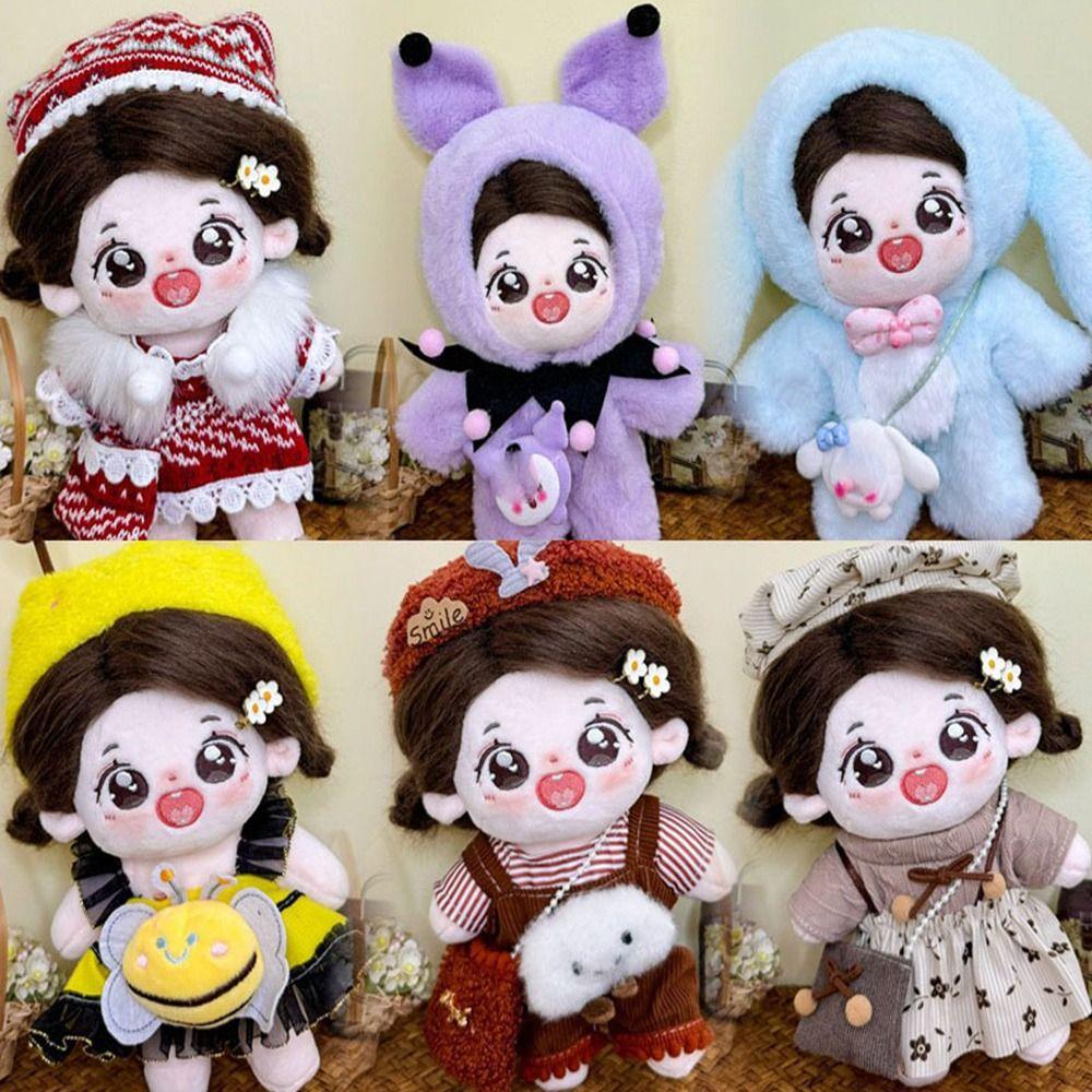 Mini Cartoon Plush Jumpsuit Cute Mini Clothes Suits Dolls Toys Accessories 20cm Cotton Doll
Mini Cartoon Plush Jumpsuit Cute Mini Clothes Suits Dolls Toys Accessories 20cm Cotton Doll