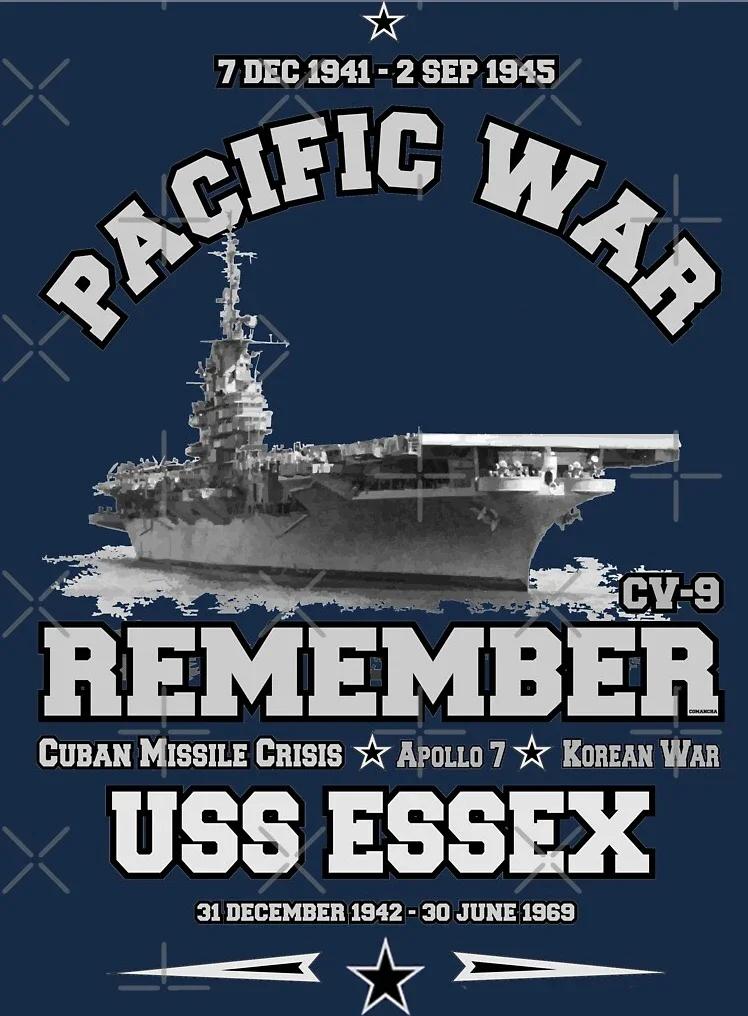 Pacific War Naval USS Essex CV9 Aircraft Carrier TShirt 100 Cotton ONeck Short Sleeve Summer Casual Mens Tshirt Streetwear 4XL
Pacific War Naval USS Essex CV9 Aircraft Carrier TShirt 100 Cotton ONeck Short Sleeve Summer Casual Mens Tshirt Streetwear 4XL
