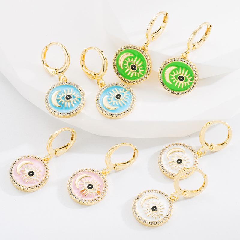 European & American-Style Gold-Plated Copper Earrings with Inlaid Zircon and Oil Drip – Versatile, Stylish Drop Earrings for Women. синий
European & American-Style Gold-Plated Copper Earrings with Inlaid Zircon and Oil Drip – Versatile, Stylish Drop Earrings for Women. синий