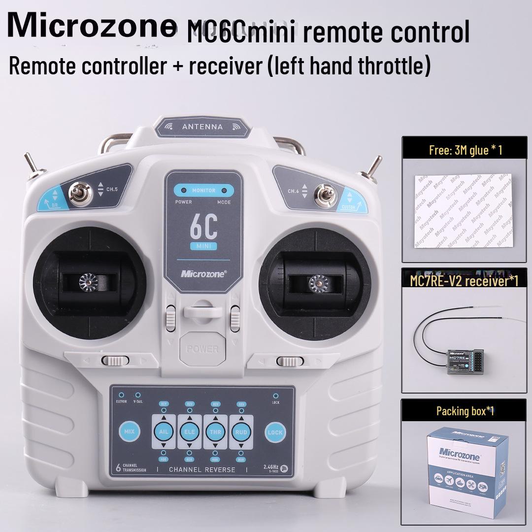 Міні-приймач Microzone MC6C з 6-канальною системою дистанційного керування для літака
Міні-приймач Microzone MC6C з 6-канальною системою дистанційного керування для літака