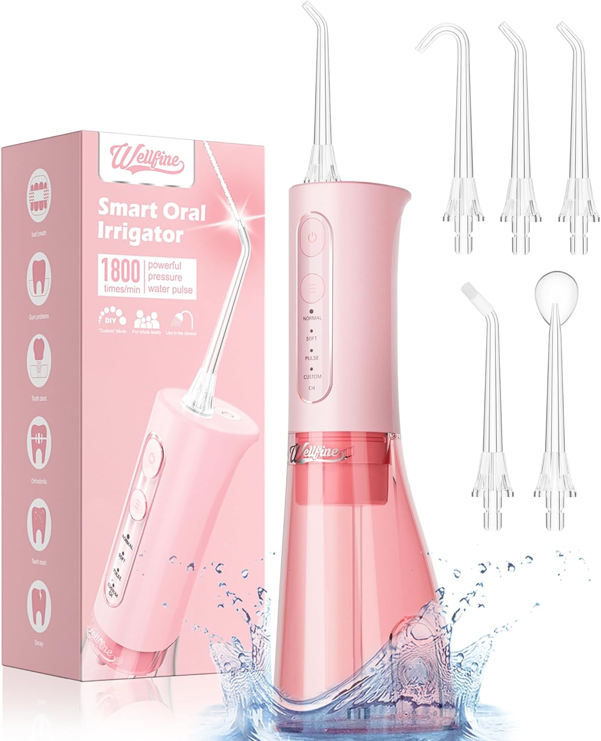 Water Dental Teeth Pick: Portable Cordless 4 Modes Rechargeable Floss Powerful United States
Water Dental Teeth Pick: Portable Cordless 4 Modes Rechargeable Floss Powerful United States