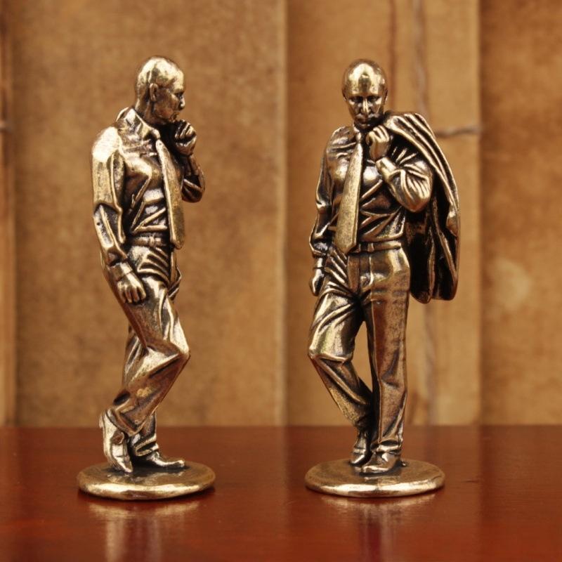 1Pcs Retro Handsome Man Characters Figurines Brass President Statue Desktop Ornaments Crafts Home Decoration 1Pcs
1Pcs Retro Handsome Man Characters Figurines Brass President Statue Desktop Ornaments Crafts Home Decoration 1Pcs