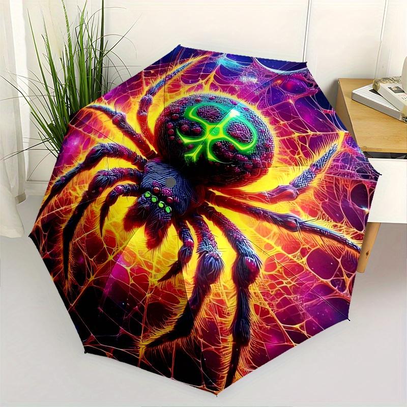 Psychedelic Spider Web Theme 8 Bone Hand Automatic Folding Fashion umbrella, Compact and Portable Design, A Perfect Gift for Birthday, Chris
Psychedelic Spider Web Theme 8 Bone Hand Automatic Folding Fashion umbrella, Compact and Portable Design, A Perfect Gift for Birthday, Chris