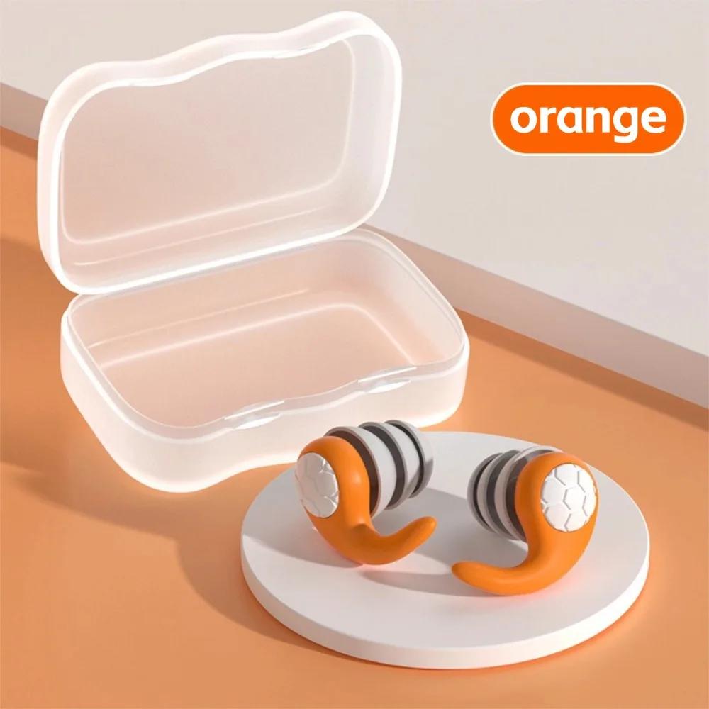 New Comfortable Premuim Silicone Reusable Ear Plugs NRR 40dB Noise Reduction for Sleeping Swimming Studying Concerts Cancelling Large style-1pair оранжевый
New Comfortable Premuim Silicone Reusable Ear Plugs NRR 40dB Noise Reduction for Sleeping Swimming Studying Concerts Cancelling Large style-1pair оранжевый