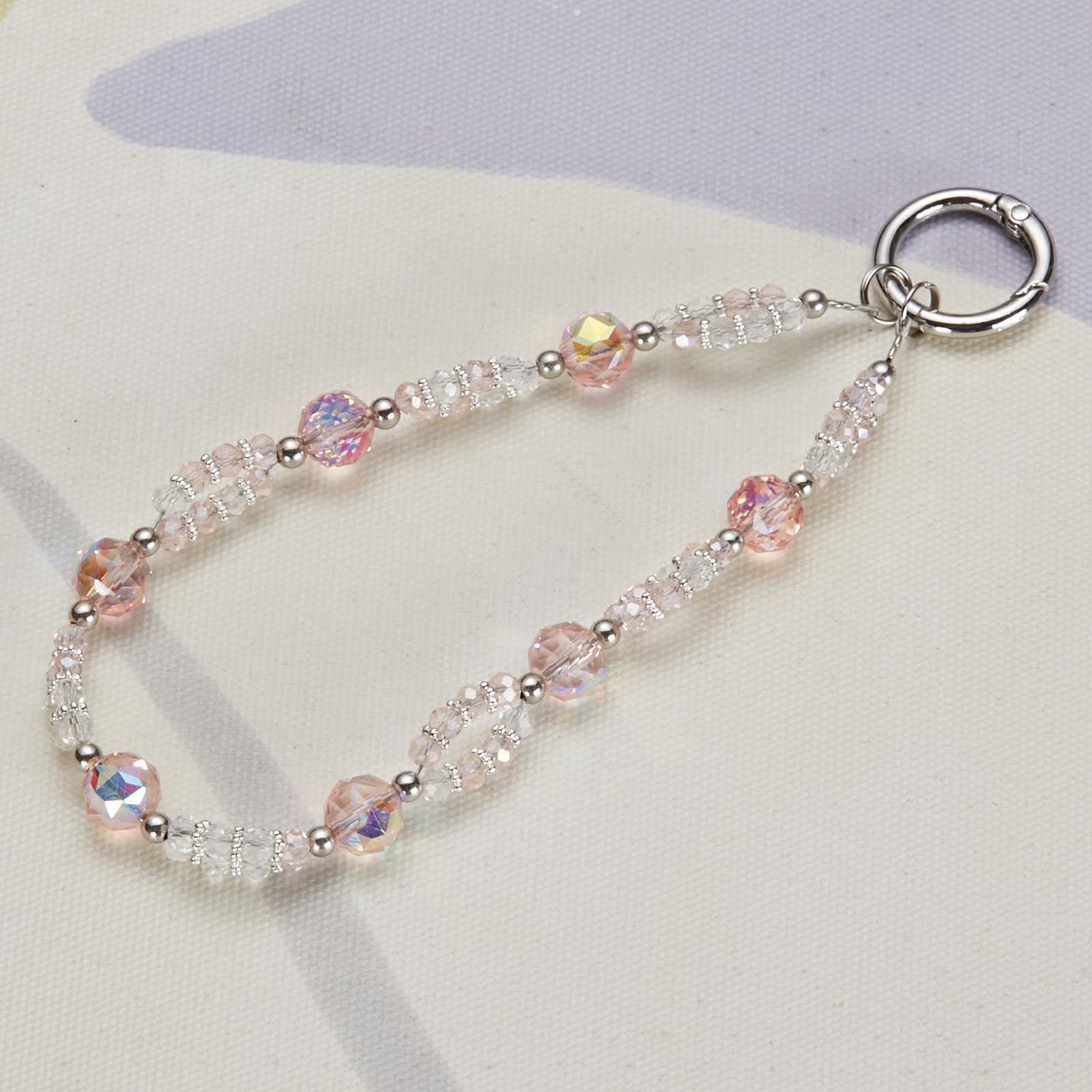 Cell Phone Charm Lanyard 26cm Rhombus Beads Phone Case Wrist Strap for Women Girls Pink
Cell Phone Charm Lanyard 26cm Rhombus Beads Phone Case Wrist Strap for Women Girls Pink