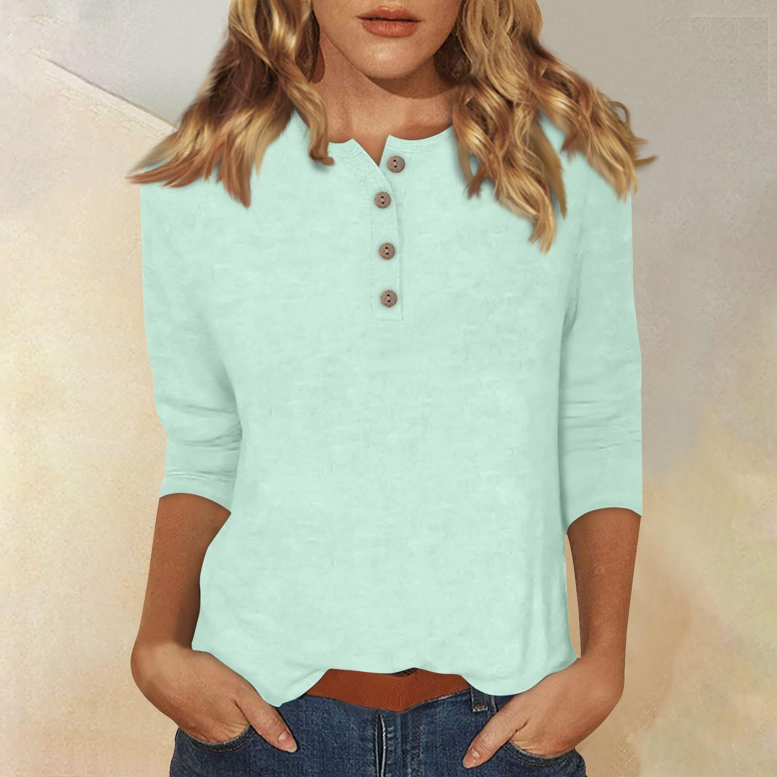 Женские футболки с милым принтом, блузки, повседневные базовые топы больших размеров, пуловеры для рубашек с рукавами 3/4 M
Женские футболки с милым принтом, блузки, повседневные базовые топы больших размеров, пуловеры для рубашек с рукавами 3/4 M