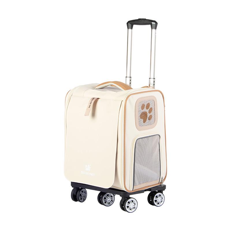 DODOPET Expandable Pet Backpack - Portable Rolling Suitcase for Cats & Dogs, Large Capacity for Outings For 7 kg Cats or 6 kg Dogs
DODOPET Expandable Pet Backpack - Portable Rolling Suitcase for Cats & Dogs, Large Capacity for Outings For 7 kg Cats or 6 kg Dogs