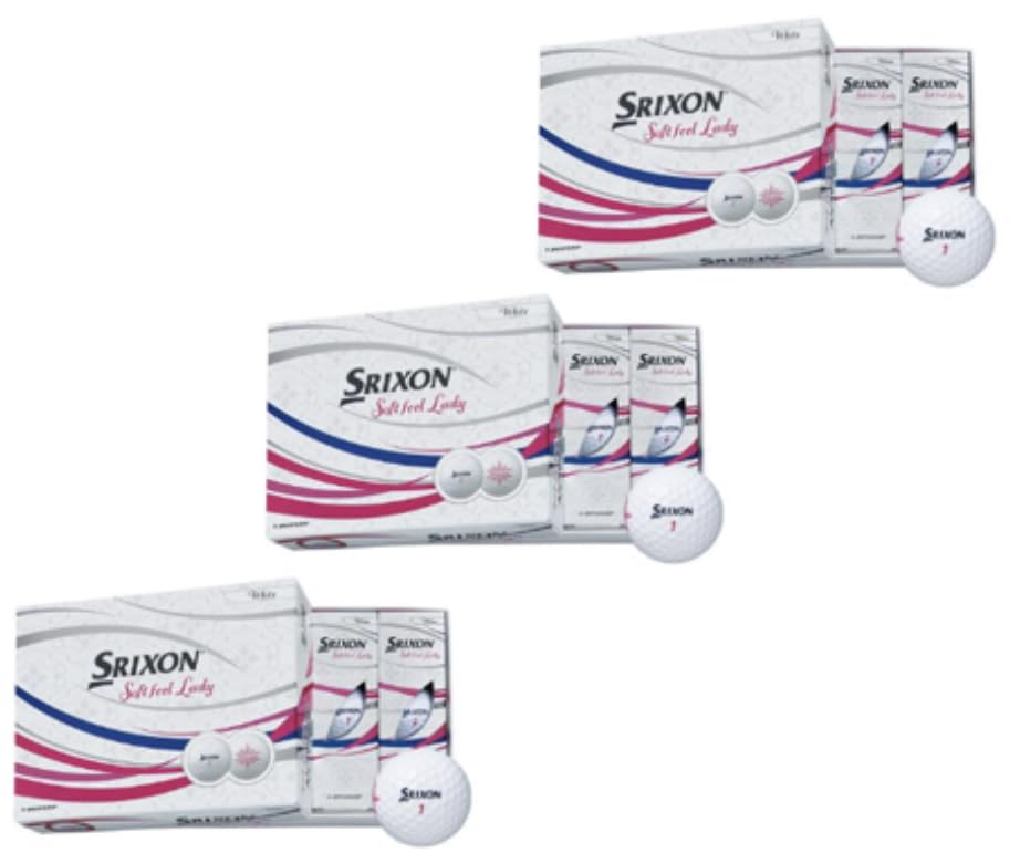 DUNLOP Golf Ball SOFT FEEL LADY 2021 Model White 3 Dozen Set (36 pieces) (White)
DUNLOP Golf Ball SOFT FEEL LADY 2021 Model White 3 Dozen Set (36 pieces) (White)