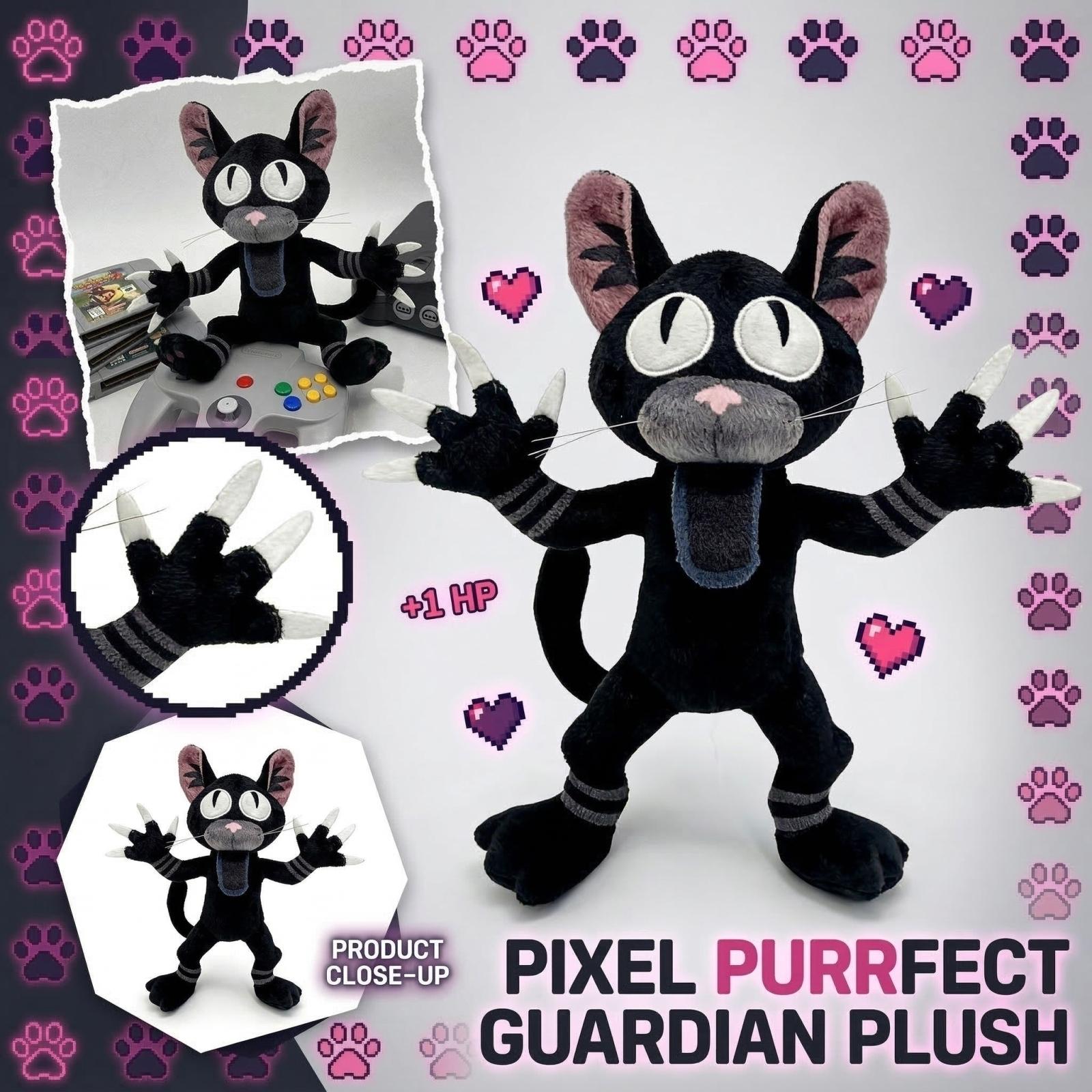 Soft Plush Cat Doll Stuffed Animal Toy with Large Eyes and Extended Claws Standing Pose Durable Fabric and Detailed Stitching for Collectors and Gift One Size
Soft Plush Cat Doll Stuffed Animal Toy with Large Eyes and Extended Claws Standing Pose Durable Fabric and Detailed Stitching for Collectors and Gift One Size