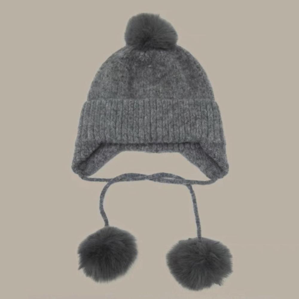 Warm Knitted Beanie Hat with Wool Ball Bomber Hats Fashionable Thickened Beanie Women
Warm Knitted Beanie Hat with Wool Ball Bomber Hats Fashionable Thickened Beanie Women
