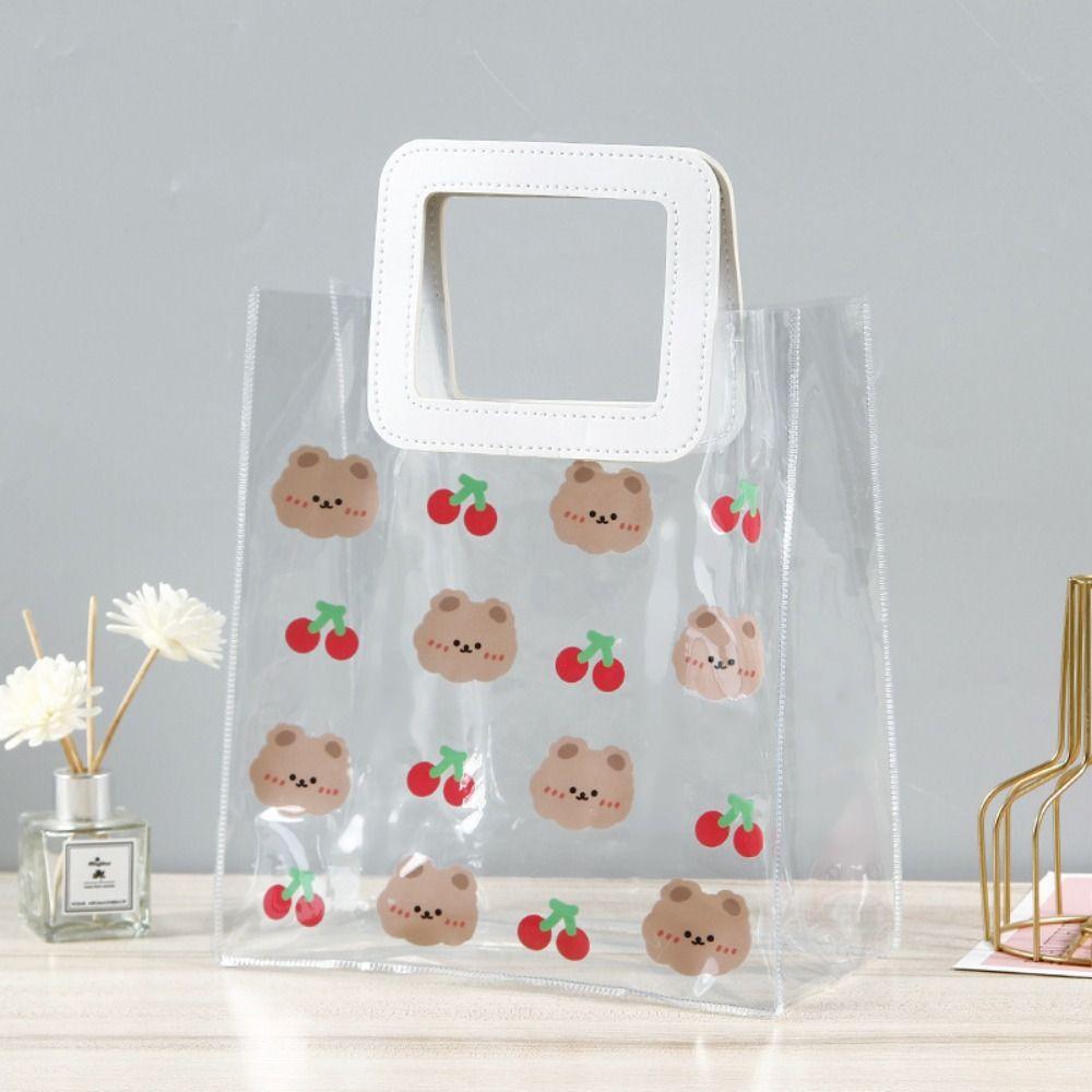 Gift Bag PVC Transparent Bag Flower Cosmetic Storage Bag Cute Jelly Bag Girl style 1
Gift Bag PVC Transparent Bag Flower Cosmetic Storage Bag Cute Jelly Bag Girl style 1