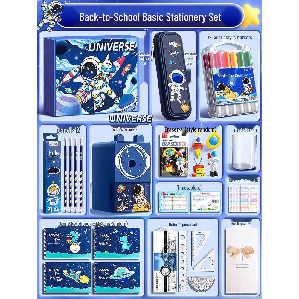Astronaut Stationery Set Gift Bag for Kids - Ideal for School, Graduation, or Birthday
Astronaut Stationery Set Gift Bag for Kids - Ideal for School, Graduation, or Birthday