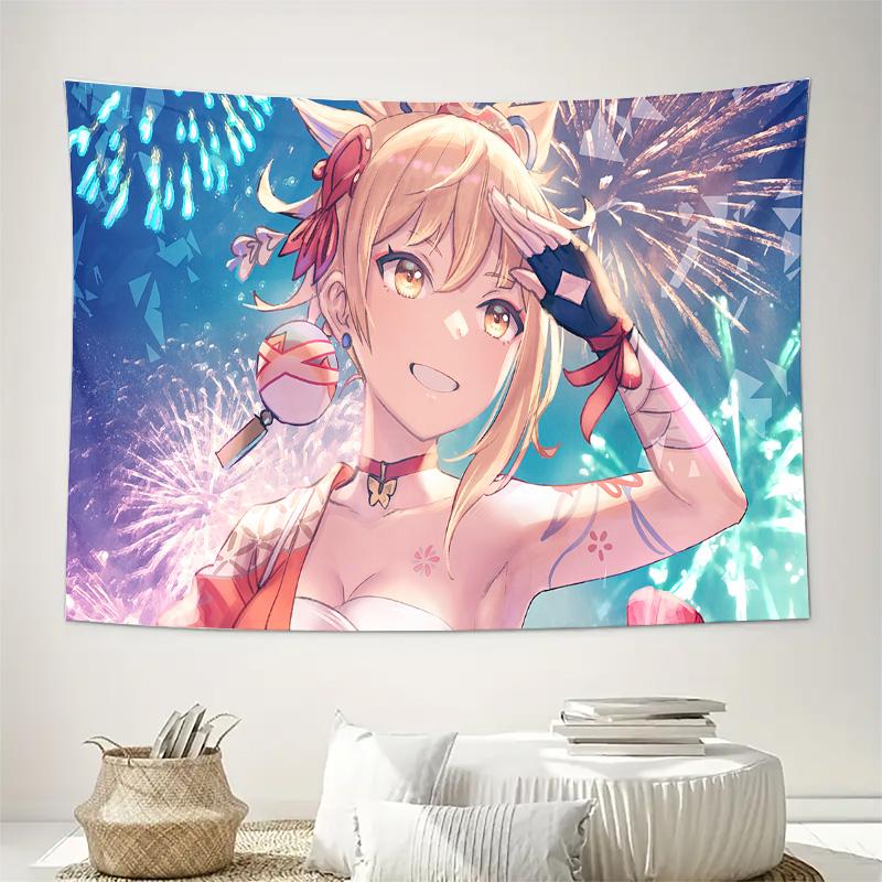 Anime Girl With Fox Ears Wall Tapestry Machine Washable All Season Decor Print Cute Cartoon Art Design Home Elevate Your Space 74x94cm(29x37in)
Anime Girl With Fox Ears Wall Tapestry Machine Washable All Season Decor Print Cute Cartoon Art Design Home Elevate Your Space 74x94cm(29x37in)