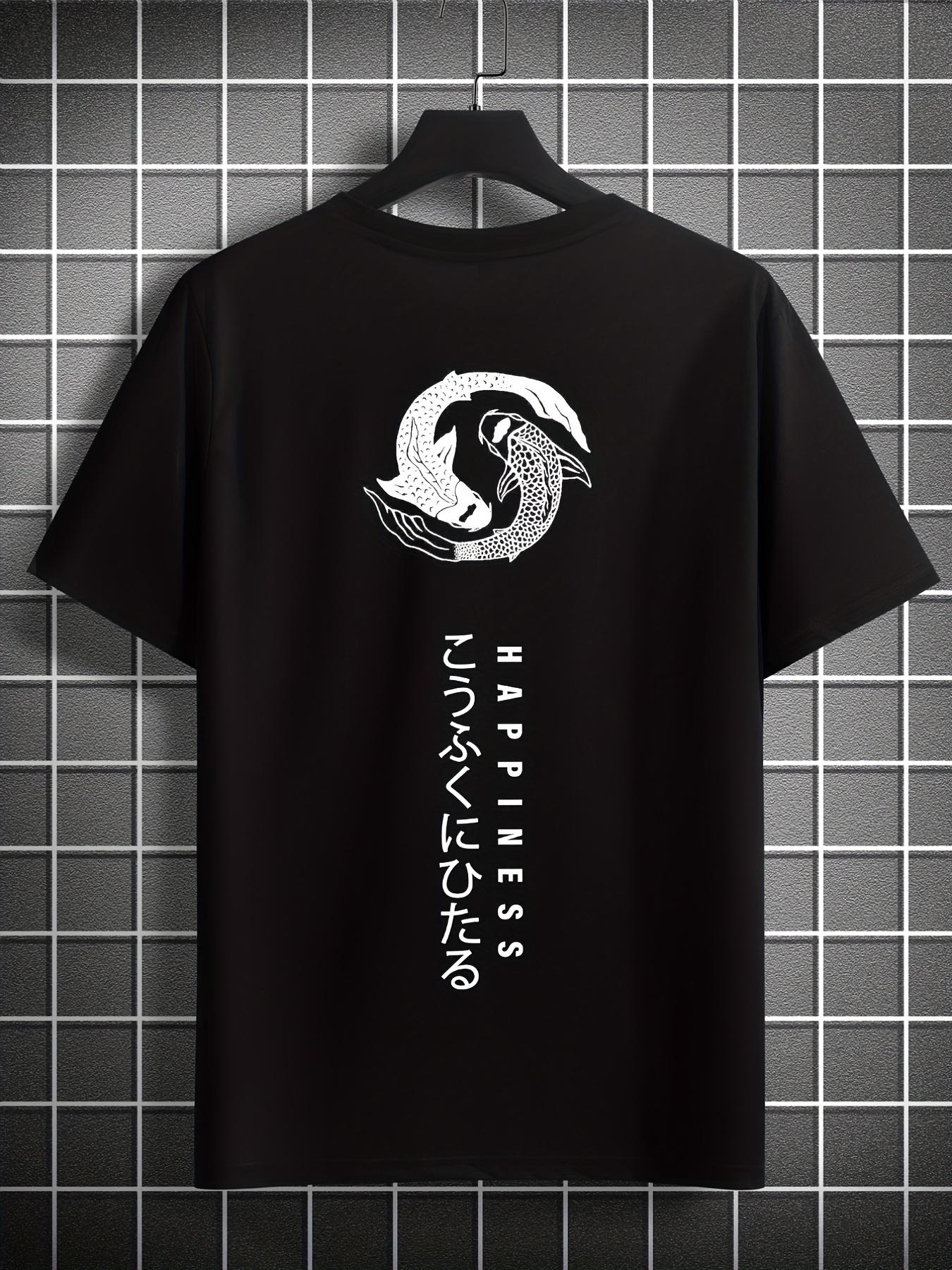 Japanese Happiness Yin Yang Koi Design T-Shirt 100% Cotton O-Neck Short Sleeve Summer Casual Mens T-shirt Streetwear - Men ... 5XL різнокольоровий
Japanese Happiness Yin Yang Koi Design T-Shirt 100% Cotton O-Neck Short Sleeve Summer Casual Mens T-shirt Streetwear - Men ... 5XL різнокольоровий