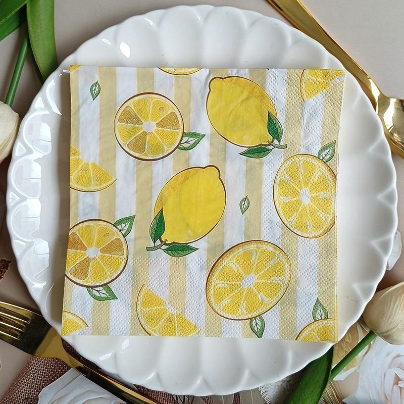 20pcs/Pack 33x33cm Fruit Printed Disposable Napkin Paper Birthday Holiday Festival Kids Elephant Party Decorative 20pcs
20pcs/Pack 33x33cm Fruit Printed Disposable Napkin Paper Birthday Holiday Festival Kids Elephant Party Decorative 20pcs