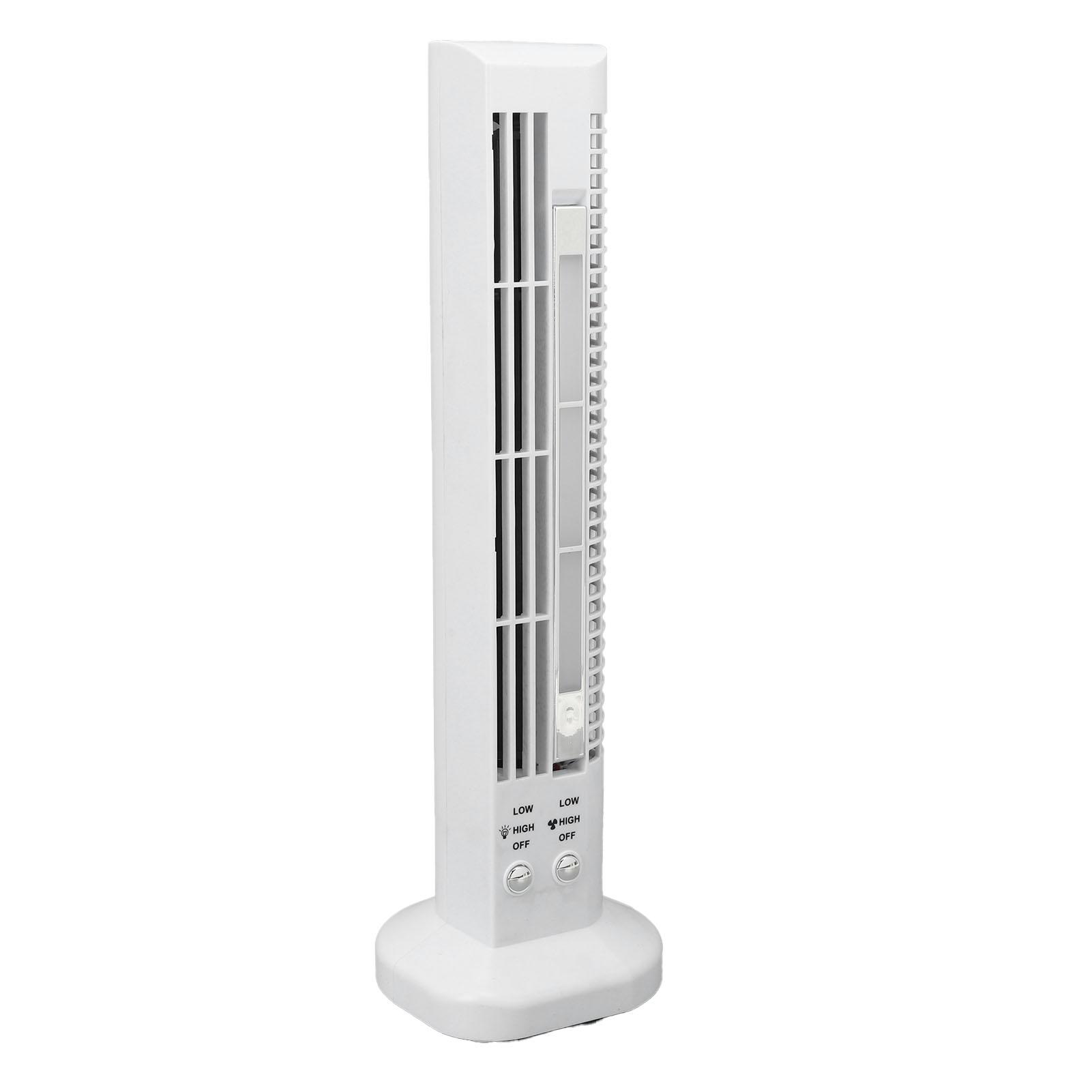 Tower Fan with LED Desk Lamp White Compact Portable Safe Bladeless 2 Speed Desktop Wind Tower Fan for Office Dormitory
Tower Fan with LED Desk Lamp White Compact Portable Safe Bladeless 2 Speed Desktop Wind Tower Fan for Office Dormitory