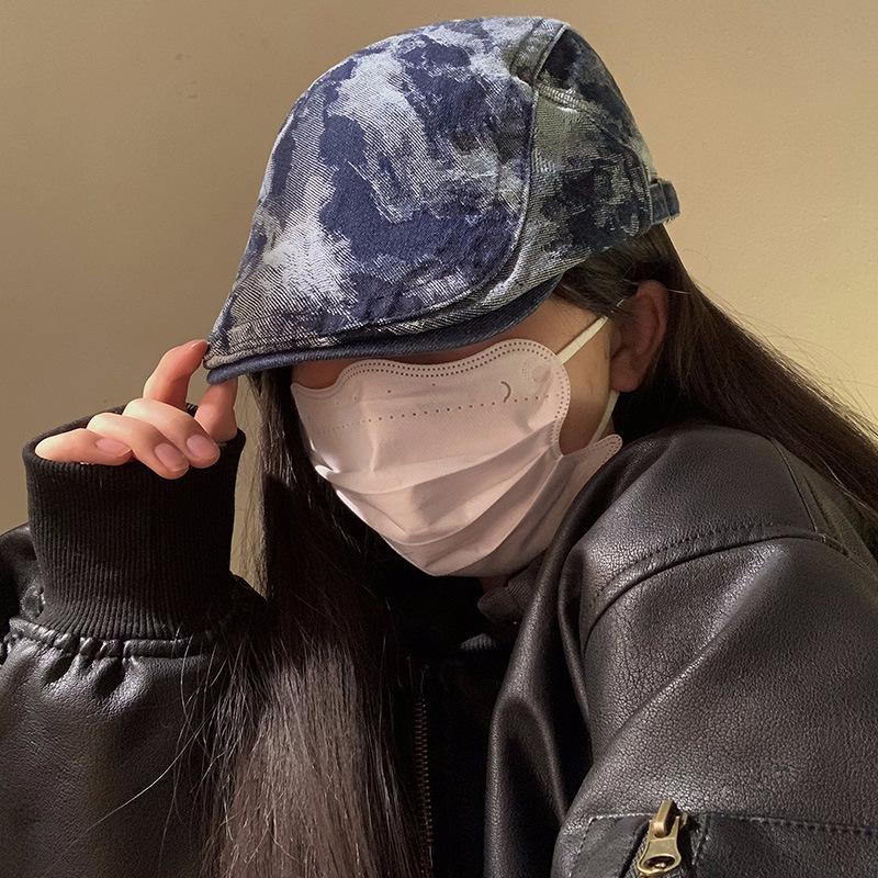 Retro British-Style Tie-Dye Denim Cap: Women s Beret & Baseball Hat Combo for a Chic Look M (56-58cm)
Retro British-Style Tie-Dye Denim Cap: Women s Beret & Baseball Hat Combo for a Chic Look M (56-58cm)
