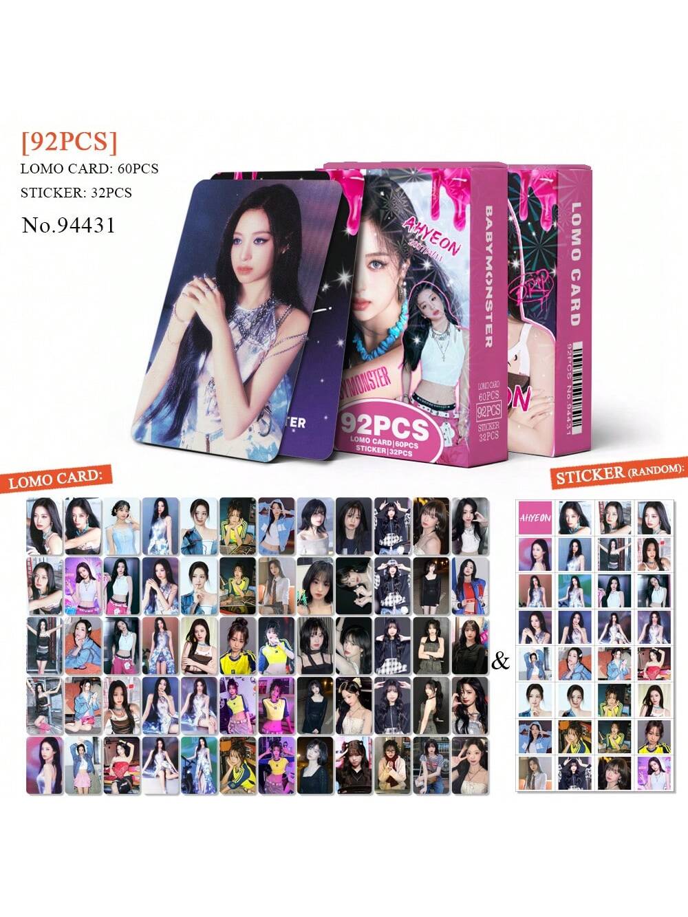 babymoster 60lomo card 32 stickers boxed HD photo card LOMO card Support peripherals Valentine s Day gifts Small gifts
babymoster 60lomo card 32 stickers boxed HD photo card LOMO card Support peripherals Valentine s Day gifts Small gifts