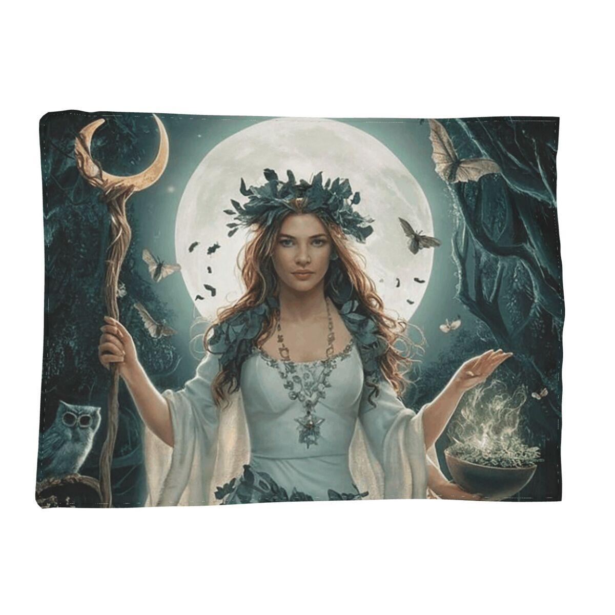 Goddess Blanket Soft Warm Flannel Throw Blanket Plush for Bed Living room Picnic Travel Home Couch 80x120cm
Goddess Blanket Soft Warm Flannel Throw Blanket Plush for Bed Living room Picnic Travel Home Couch 80x120cm