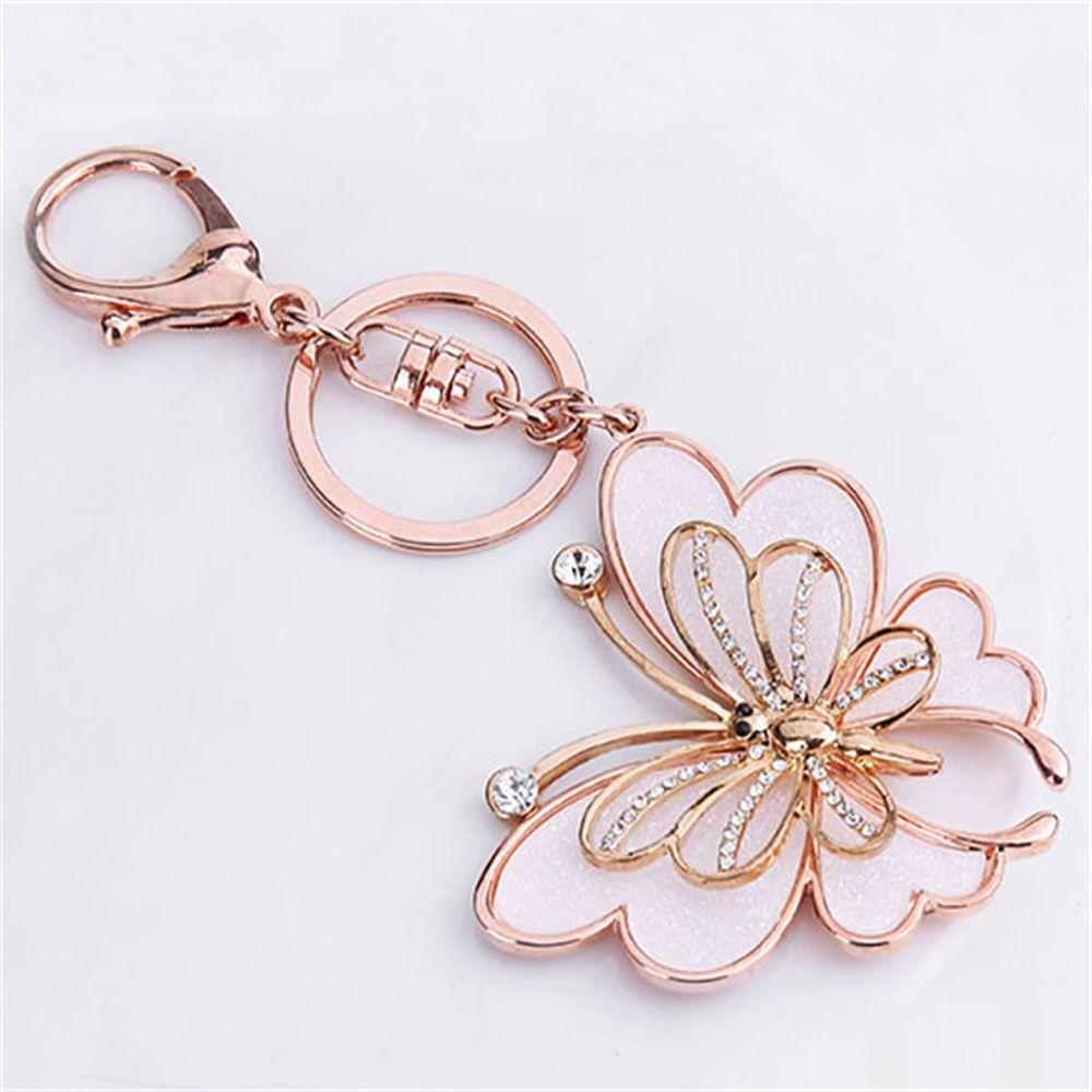 Pendant Interior Accessories Keys Holder Crystal Key Pendant Butterfly Keychain Bag Key Ring A
Pendant Interior Accessories Keys Holder Crystal Key Pendant Butterfly Keychain Bag Key Ring A
