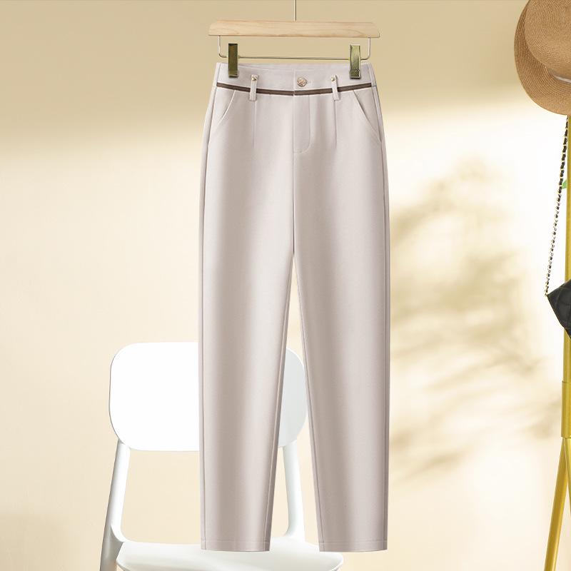 Women s High Waist Woolen Harem Pants - Autumn Winter 2024, Thick Fleece-Lined, Slimming, Straight Leg Trousers. 30
Women s High Waist Woolen Harem Pants - Autumn Winter 2024, Thick Fleece-Lined, Slimming, Straight Leg Trousers. 30