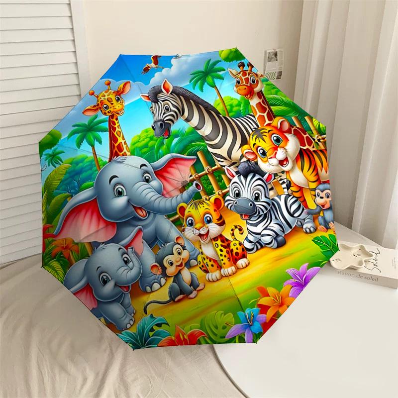 1PC Safari Zoo Umbrella-8-Rib Reinforced, Automatic Open, Lightweight & Durable, Fashion Accessory for Outdoor, H0351
1PC Safari Zoo Umbrella-8-Rib Reinforced, Automatic Open, Lightweight & Durable, Fashion Accessory for Outdoor, H0351