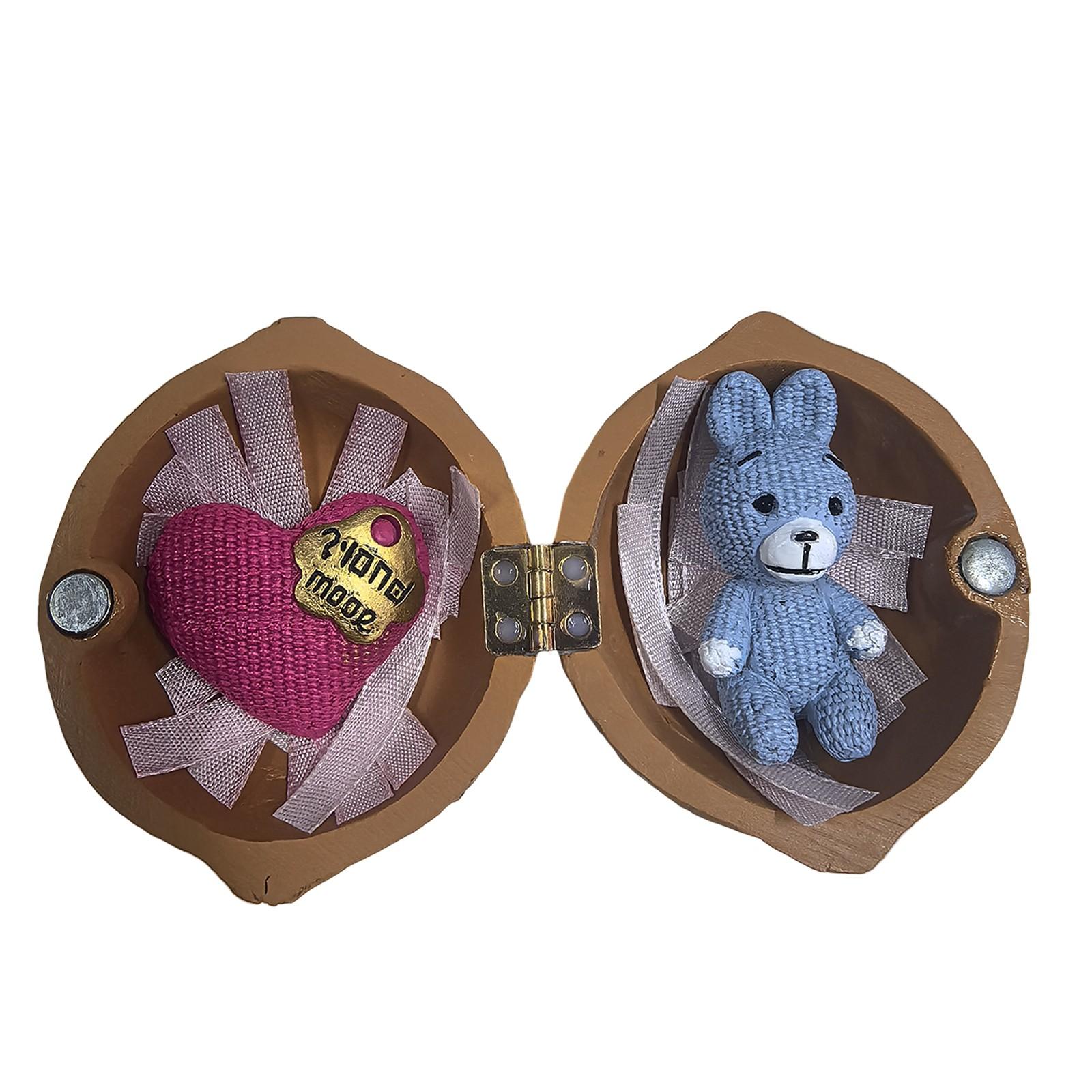 Вязаное крючком животное из ореха, вязаные крючком кролик и медведь с вязаным сердечком, плетеные вручную украшения из ореха, плетеный вручную подарок One Size синий
Вязаное крючком животное из ореха, вязаные крючком кролик и медведь с вязаным сердечком, плетеные вручную украшения из ореха, плетеный вручную подарок One Size синий